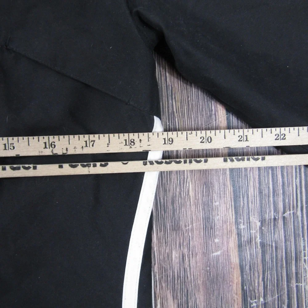 Adidas Jacket Mens M Black Track Jacket Full Zip‎ Lined Lightweight 3 Stripes